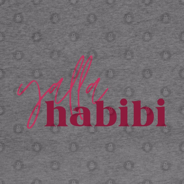 yalla habibi - two fonts by habibitravels